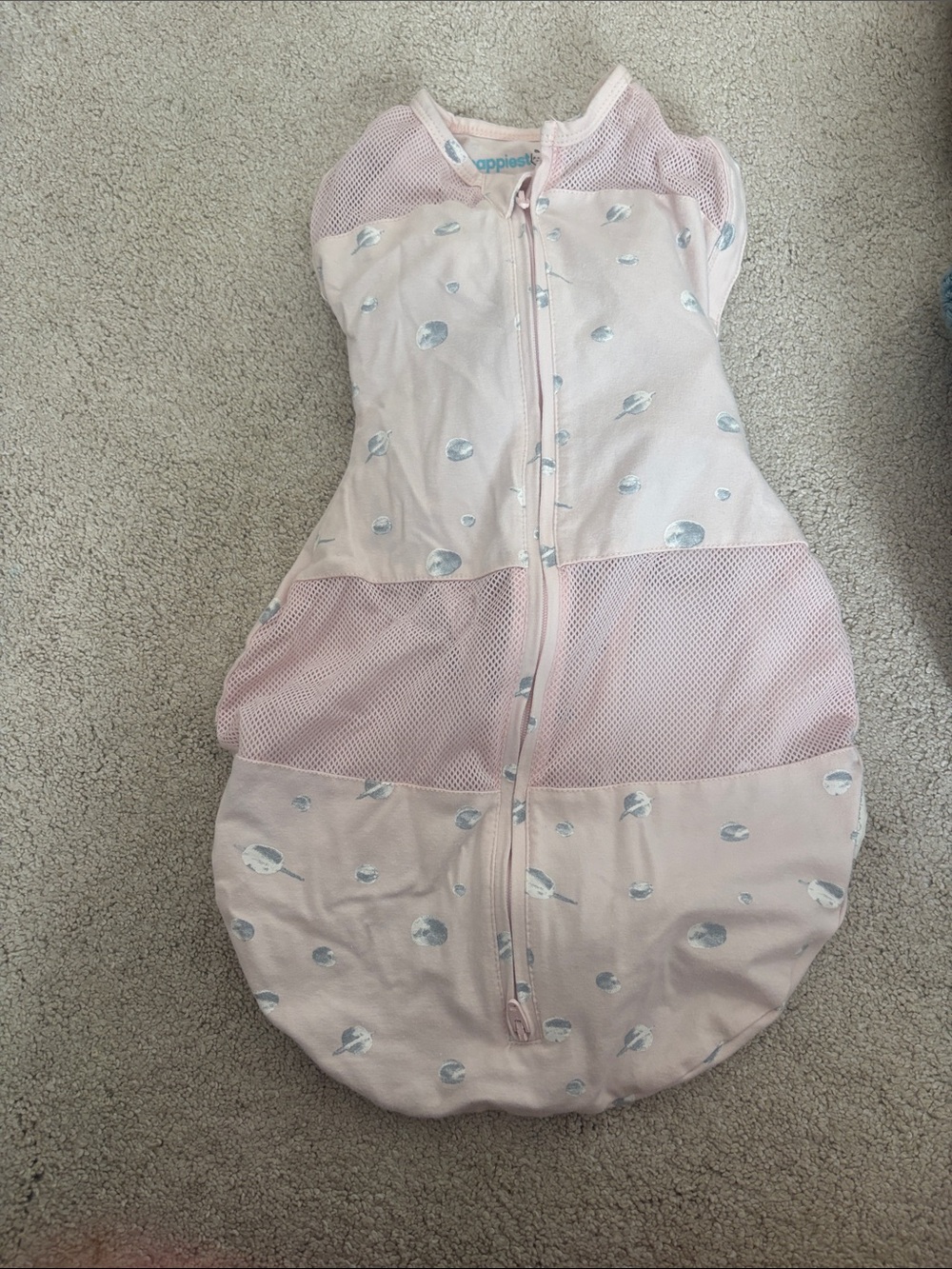 Happiest baby Mesh-Panel swaddle with Planet Print